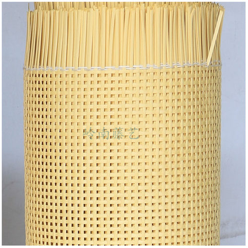 塑料藤编仿藤方格孔家具铺料椅子桌子屏风隔断灯饰装饰人造藤