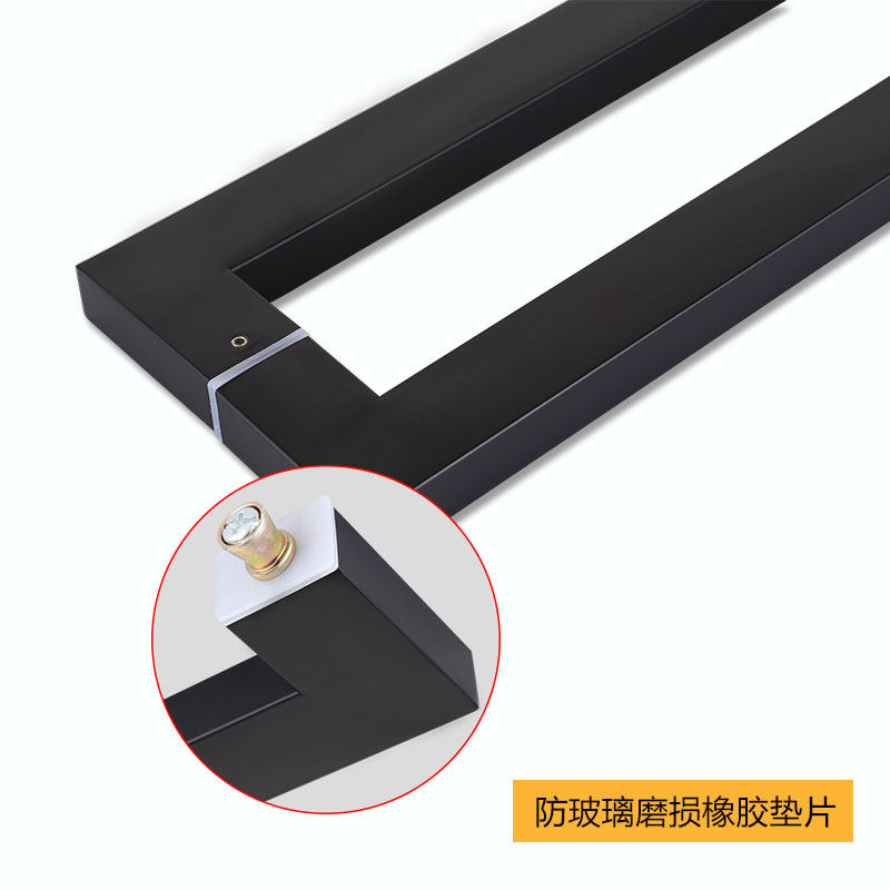 加厚玻璃门大拉手全沙方管门拉手木门拉手t酒店拉手扶手