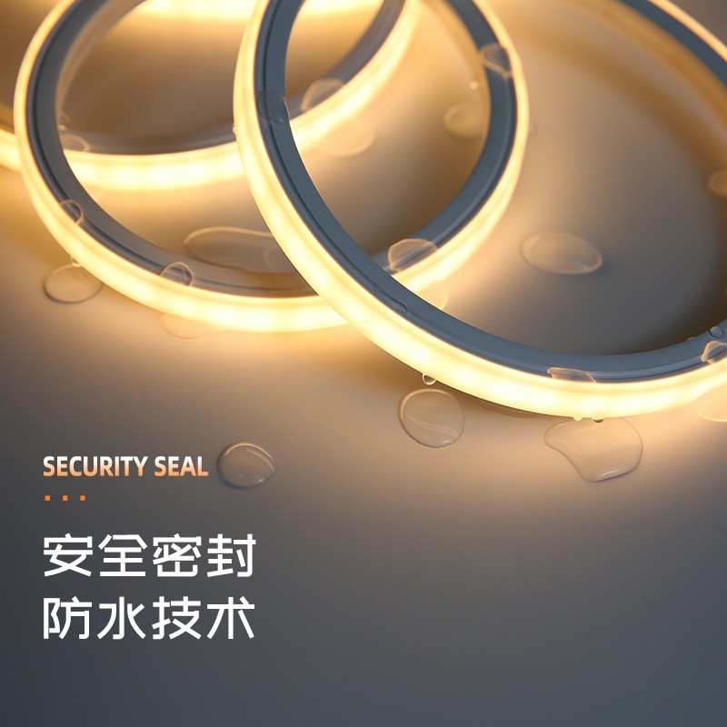 led灯带12V柔性软灯长条防水楼梯灯橱柜灯客厅卧室衣柜床底感应灯