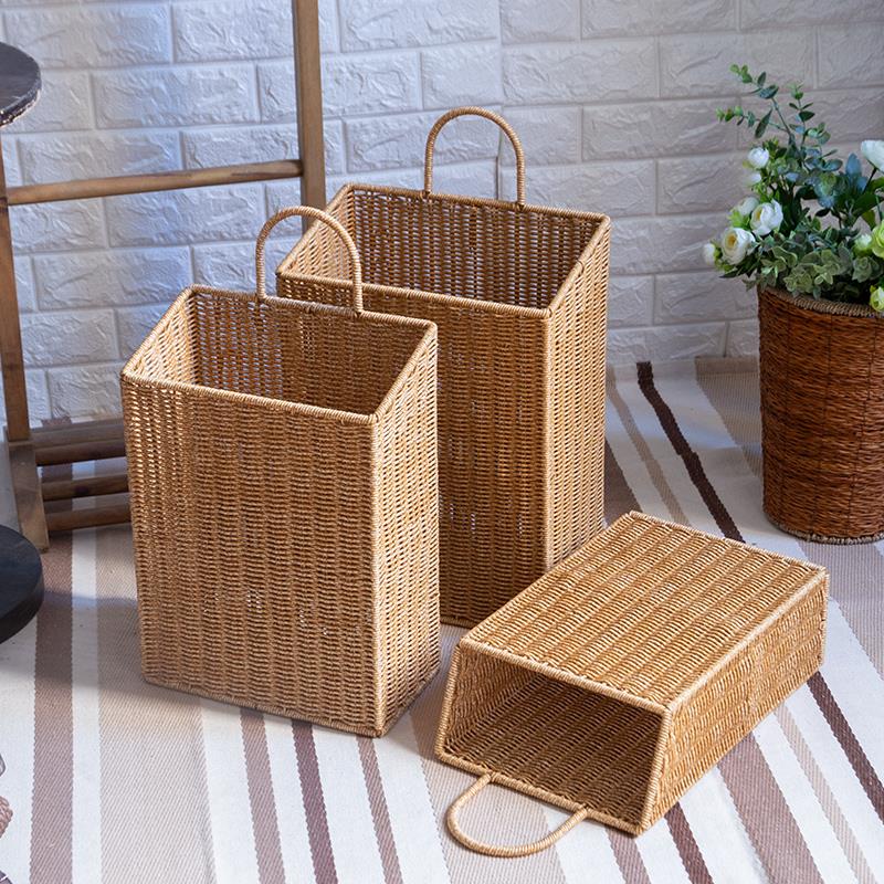 脏衣篓脏衣服收纳筐家用壁挂洗衣篮子卫生间浴室放衣服编织脏衣篮