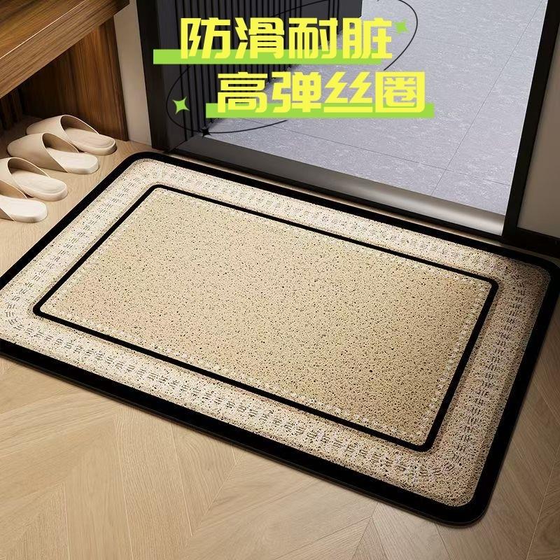 高级感入户门地垫丝圈大门口进门蹭脚垫入门门垫门外家用室外地毯