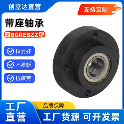 BGREB6002ZZ/BGSEB6002ZZ/BGCEB6002ZZ 扣环双轴承短型轴承座组件