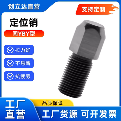 定位销YBY41/42/45/48/51/52/55/58-D6-P6.5-L12-B10-V12大头锥角