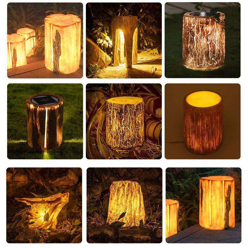 LED仿真树桩灯木桩灯太阳能公园景观灯户外防水庭院灯别墅草坪灯,家装灯饰光源,草坪灯,淘宝优惠券,粉丝福利购,淘宝优惠卷