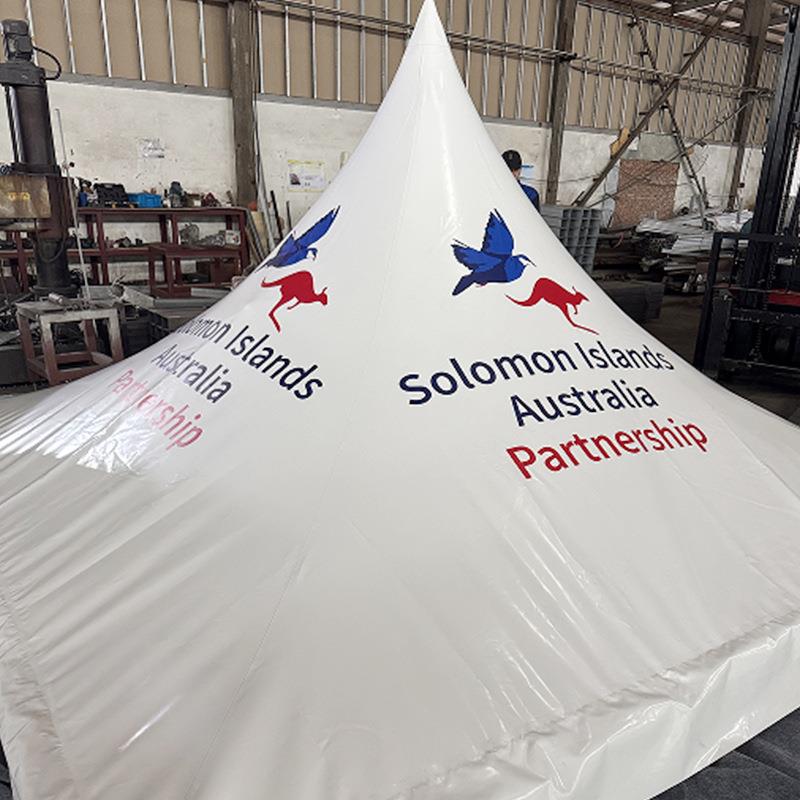 户外尖顶篷房4*4m定制logo铝合金重工帐篷欧式展会户外商业活动