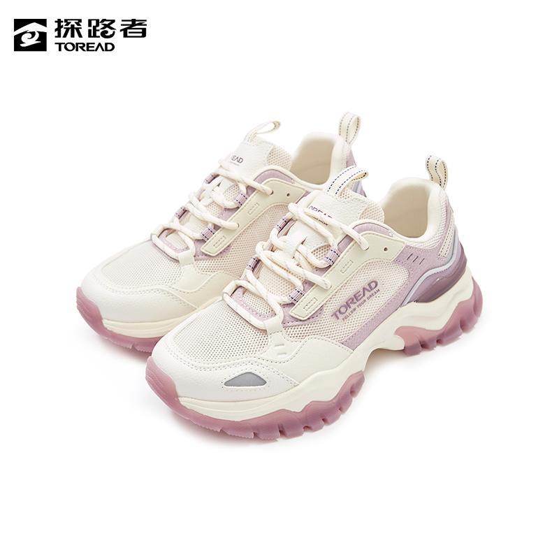 探路者女鞋春夏新款户外透气运动鞋情侣款低帮休闲鞋防滑耐磨男鞋