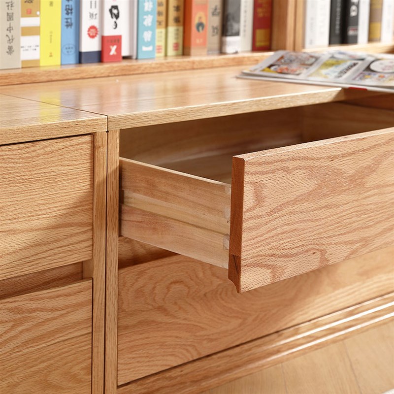 工厂全实木满墙书柜卡座落地组合书柜书架一体整墙到顶展示柜