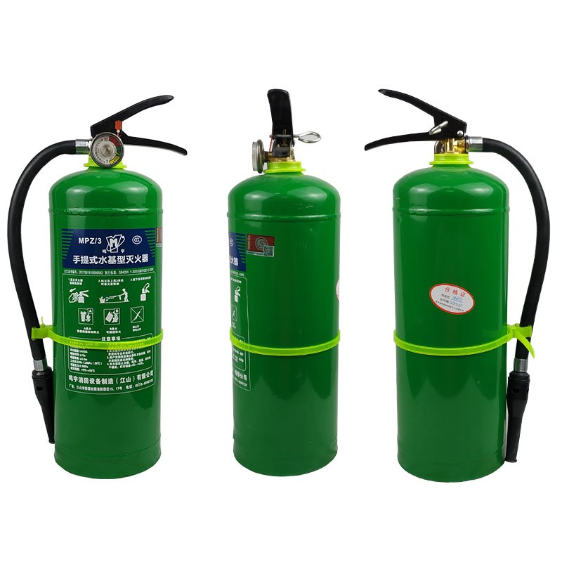 灭火电火水基灭火器车用家用商店泡沫灭火器水基型灭火器绿不锈钢