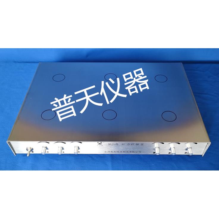 厂家直供JB-309六联磁力搅拌器实验室双排恒温加热搅拌设备