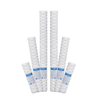 机 甄选水处理PCB10寸20寸30寸40寸棉线绕滤芯通用电镀过滤机冲版