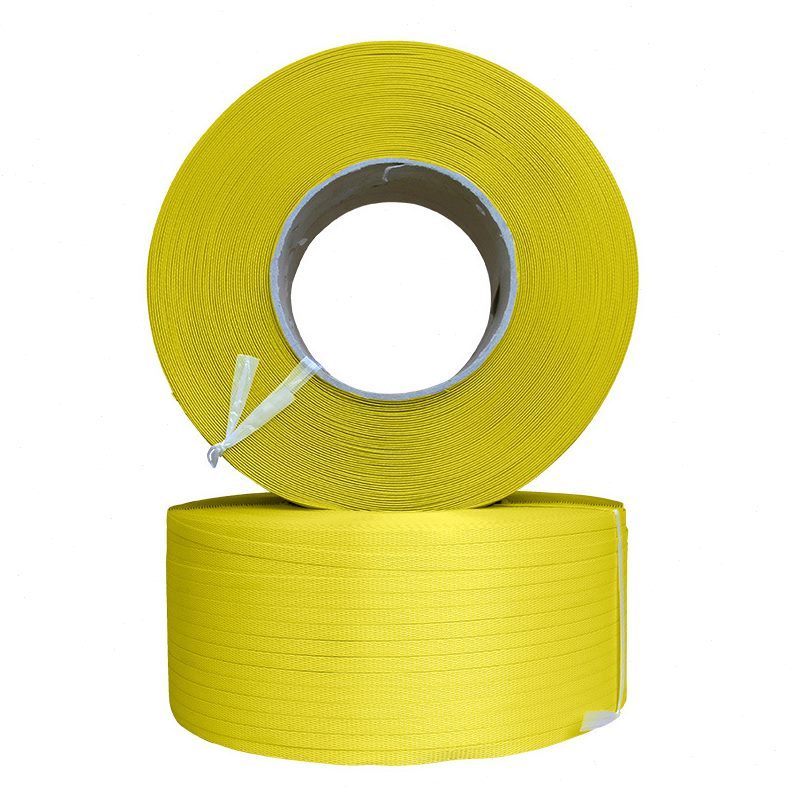 广东厂家直销6000米打包带 5mm纸箱包装带 PP机用打包带白色透明