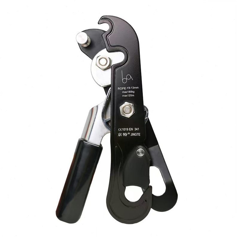 京特户外攀岩下降器空缓降器手控速降装备安全绳索降器防护