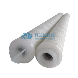 不锈钢骨架缠绕线滤芯 甄选40寸线绕滤芯 除悬浮物除铁锈纳污量