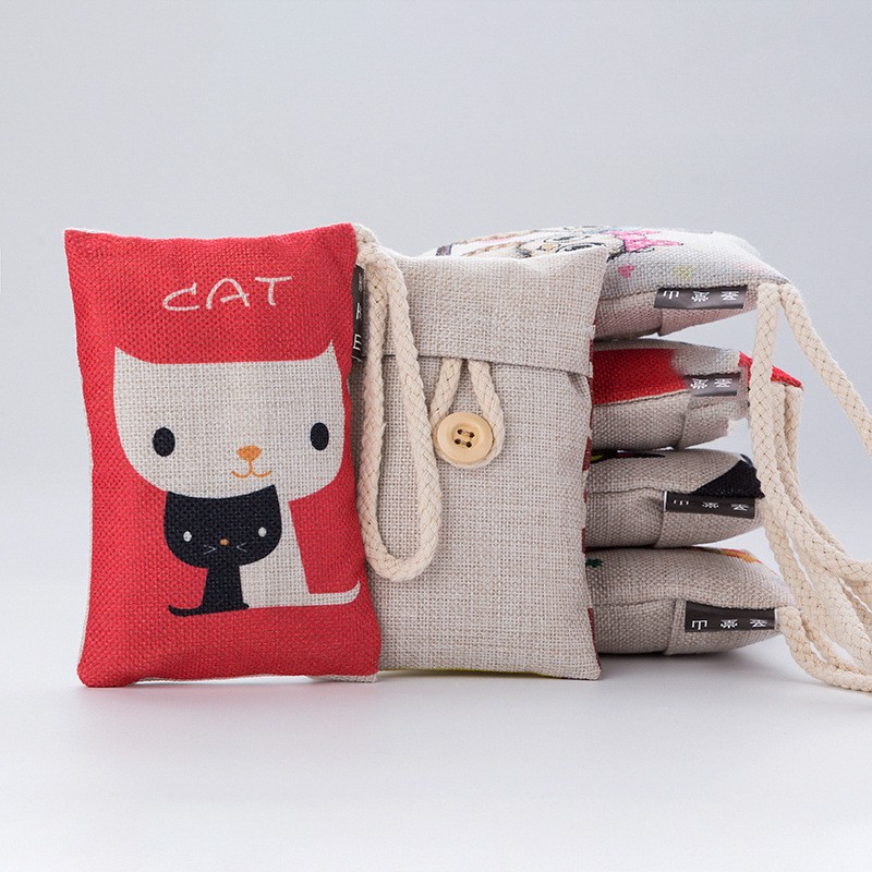 办公室内去味活性炭 新房新车竹炭包 家用装修吸甲醛碳清除剂 5包