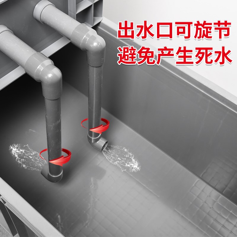 乌龟缸家用过滤箱大乌龟养鱼专用塑料生态沼泽净水免换排水晒台箱