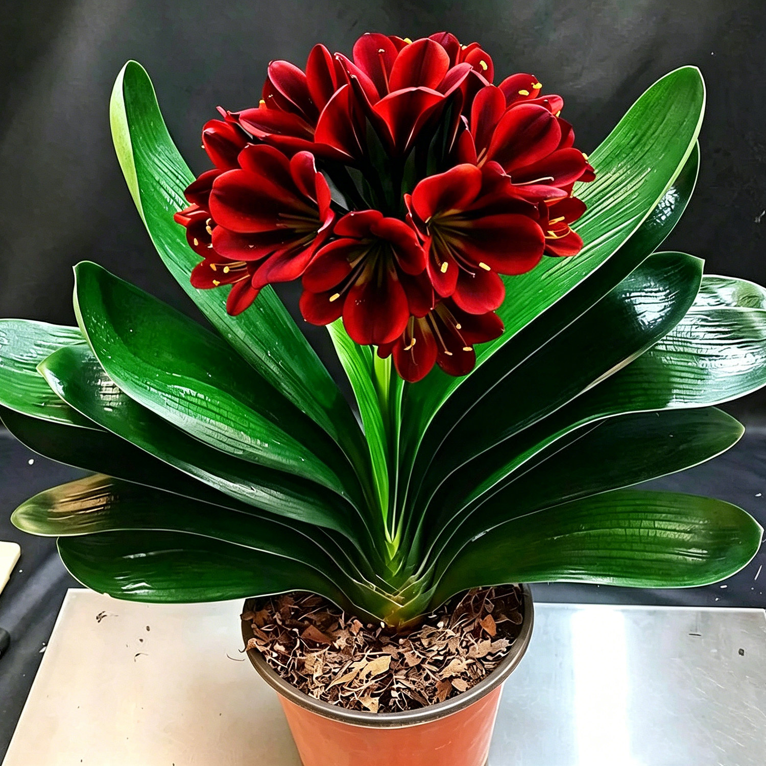 浓香君子兰盆栽四季兰绿植物室内阳台花卉庭院好养圆头耐热植物