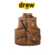 Sava笑脸灯芯绒马甲加厚保暖无袖 正品 Drew 外套防寒背心