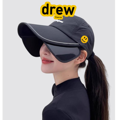 笑脸加长宽帽檐户外防晒棒