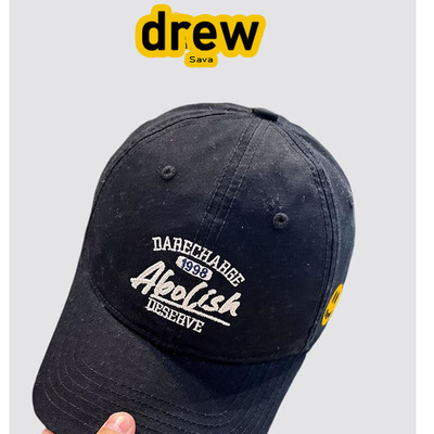 笑脸男女水洗百搭休闲遮阳