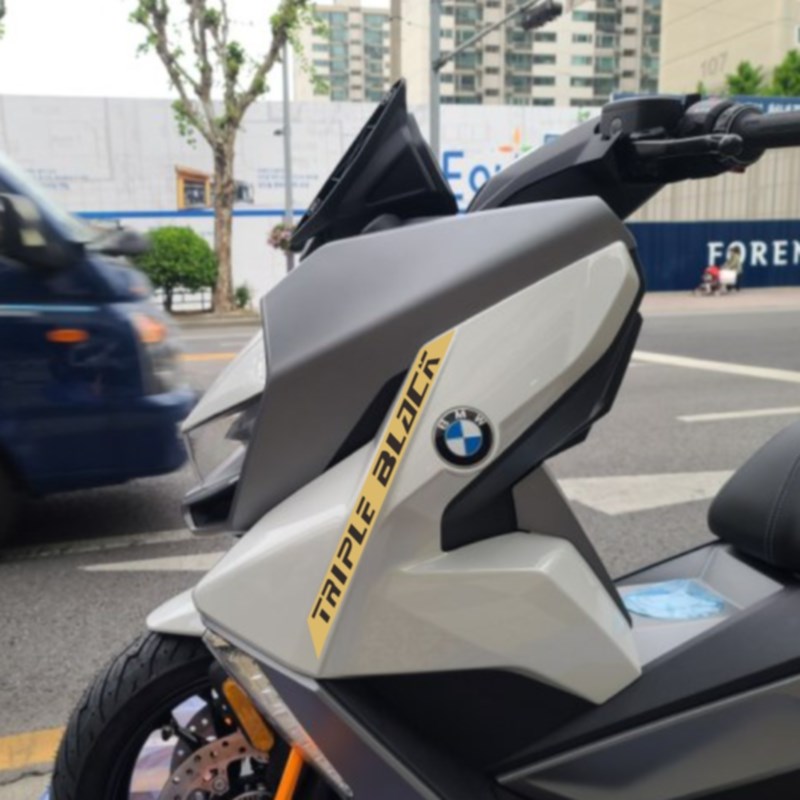 个性车身贴装饰适用宝马C400GT贴纸创意踏板车头拉花防水文字贴花