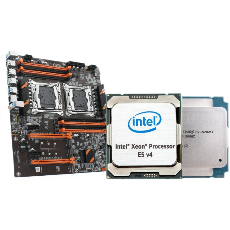 X79电脑主板cpu套装配E5-2670V2 2680V2 2F69J0V2 E5 2696V2 2697