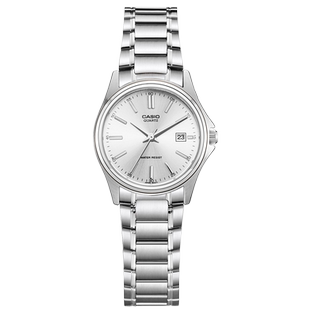 卡西欧(CASIO)手表女士时尚防水简约学生石英女表LTP-1241D/1183A