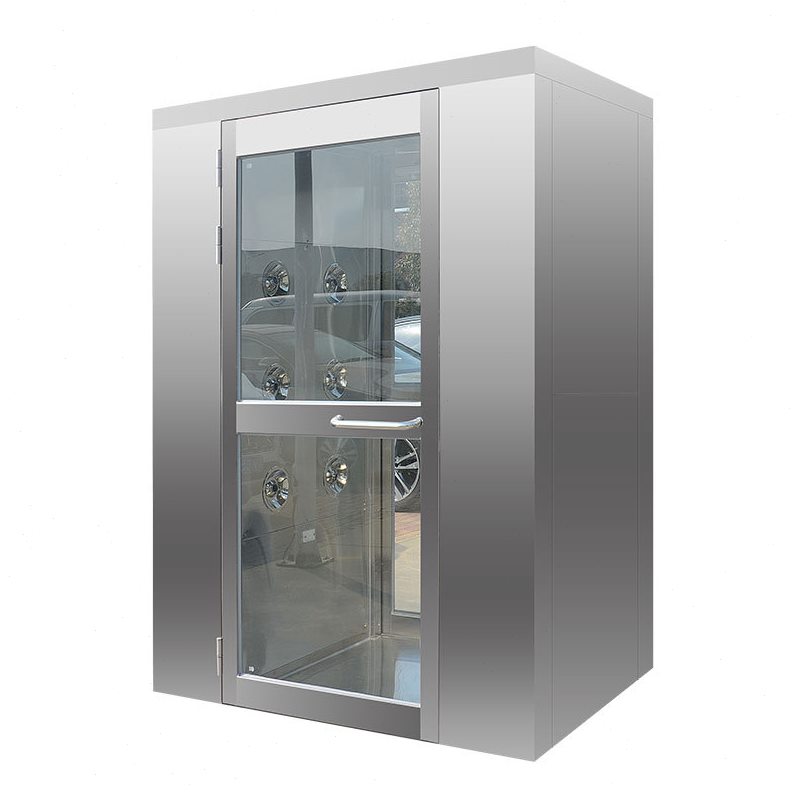 不锈钢风淋室山东人双吹风淋门无尘车间工厂用风淋室风淋房