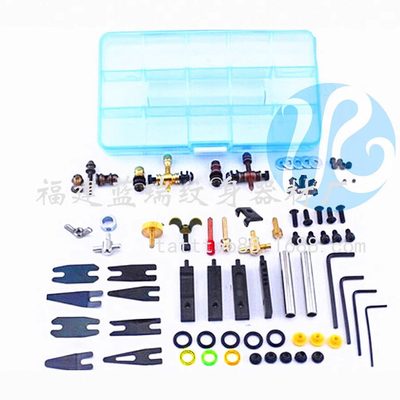 纹身机配件套装线圈纹身机触电杆弹片针垫震圈螺母手柄螺丝组合