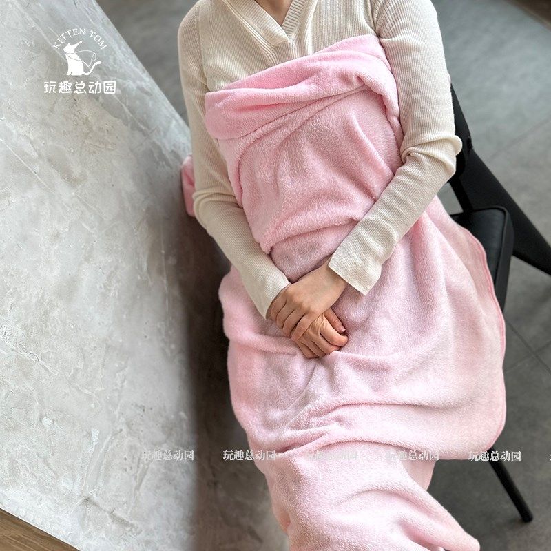 多巴胺猫咪抱枕被子两用办公室午睡靠枕垫空调毯子二合一车载枕头,居家布艺,抱枕被,淘宝优惠券,粉丝福利购,淘宝优惠卷