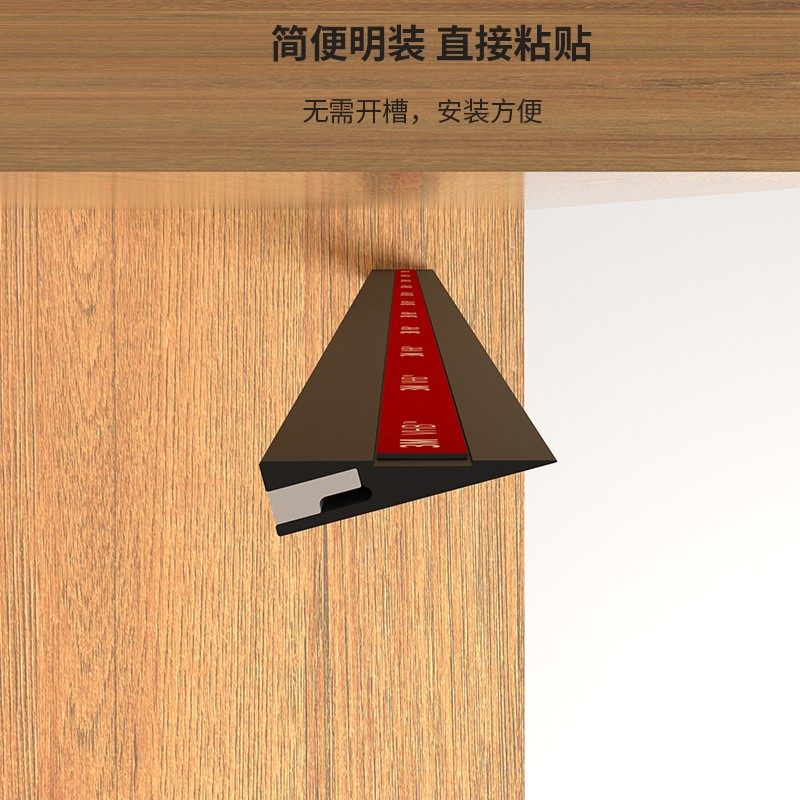 明装感应LED层板灯免开槽橱柜衣柜灯条斜发光隔板灯展柜酒柜灯带,家装灯饰光源,橱柜灯,淘宝优惠券,粉丝福利购,淘宝优惠卷