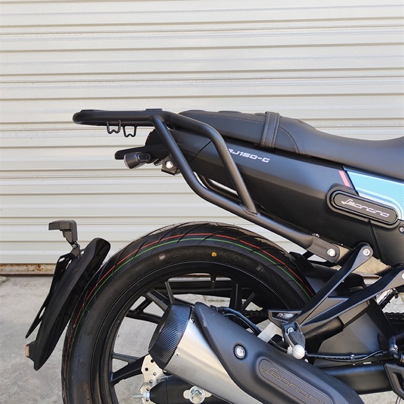 适用于贝纳利幼狮250后货架尾架后衣架尾翼尾箱架后靠背150改装