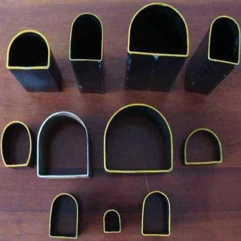 新半圆铁管30X60拱形管D型管20AX40各类304不锈钢异型管材加工定