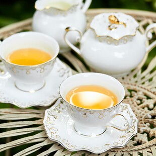陶瓷欧式 下午Y茶茶具套 红茶茶壶咖啡杯茶杯高档优雅轻奢法式 英式