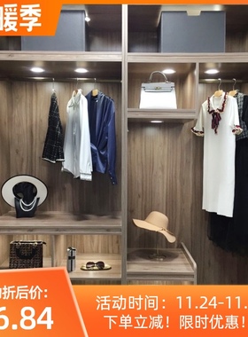 现代样板间衣帽间摆o件衣柜软装饰品展厅主卧服装道具包包颈模陈