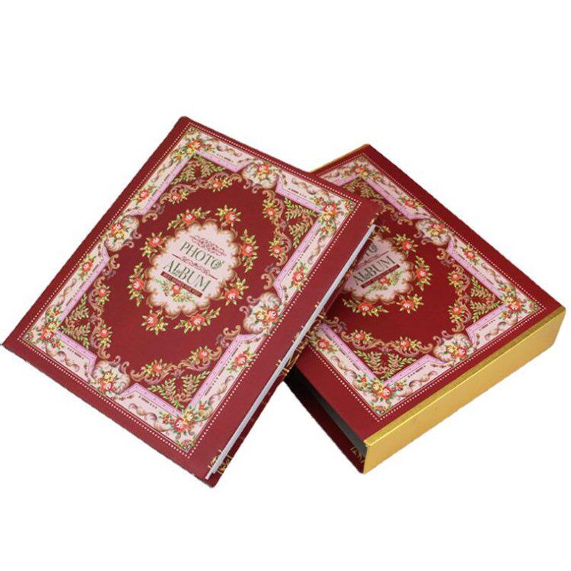 4D大6寸200张盒装影集 过塑可放4R浪漫家居复 插页相册跨境热采