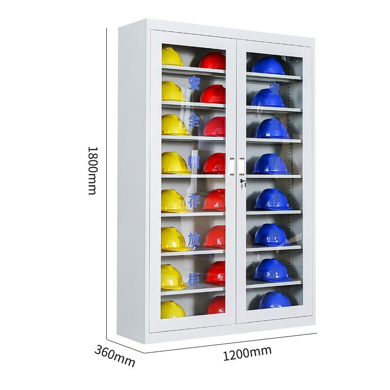 建筑工地安全帽存放柜放置柜安全头帽存放架子帽子电工帽摆放柜架
