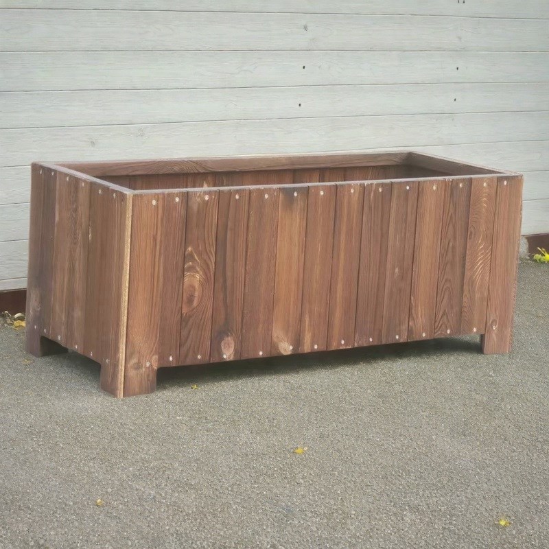 别墅庭院阳台种植户外外摆长方形种菜箱种植箱户外花箱防腐木花箱