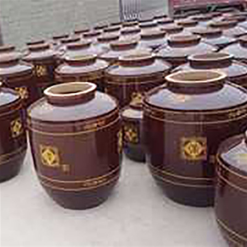 土陶四川隆昌陶都50斤陶瓷酒坛25kg斤彩绘小口酒坛