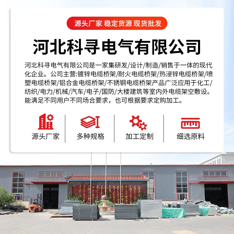 大跨距热浸锌热镀锌桥架电厂化工厂污水处理厂用桥架槽式梯式托盘