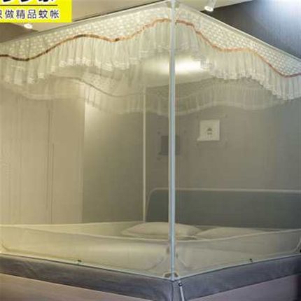蒙古包蚊帐防摔儿童家用宝宝1.5米1.8m床加固加厚U加密婴儿床围栏