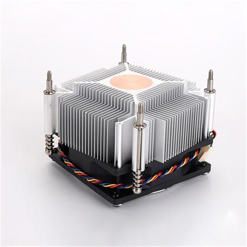 cpu散热器1155/1156/1150/115A1/1200/I3/I5/I7铜静音风扇温控调