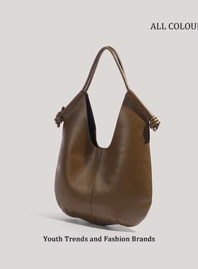 CHARHP&KEJNT官方正品时尚复古极简包包2025新款单肩高级感大包