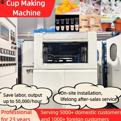 Factory direct sale plastic cup making machine