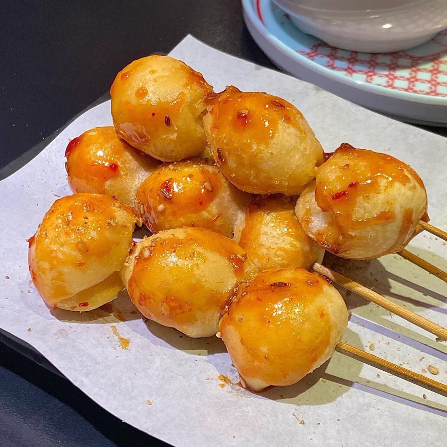 新品爆汁鱼蛋商用鱼丸墨鱼爆蛋火锅麻辣烫烤肠机食材章鱼小丸子