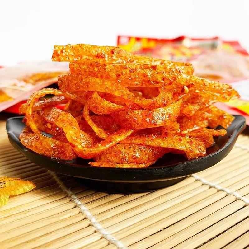 湖南麻辣零食 kk星辣条德建超辣变态辣辣片怀旧校园面筋小吃