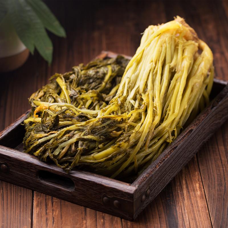 新品雪里蕻雪菜 爽口下饭菜 美味咸菜 腌菜 酸菜 真空包装 整颗雪