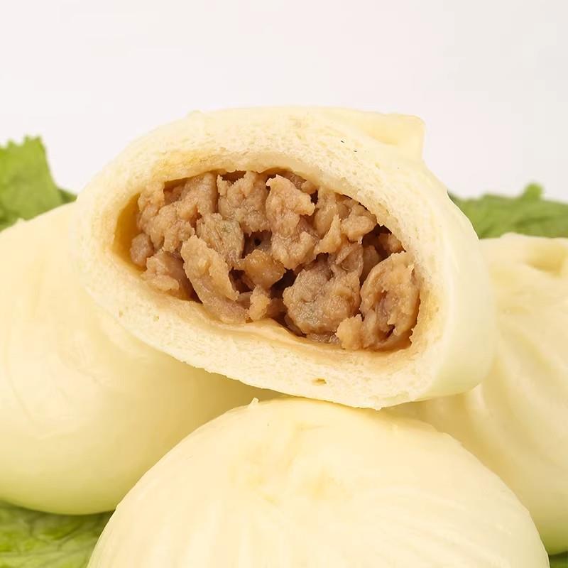 五亭包子扬州特产三丁鲜肉包青菜包子早餐速冻面点千层油糕半成品