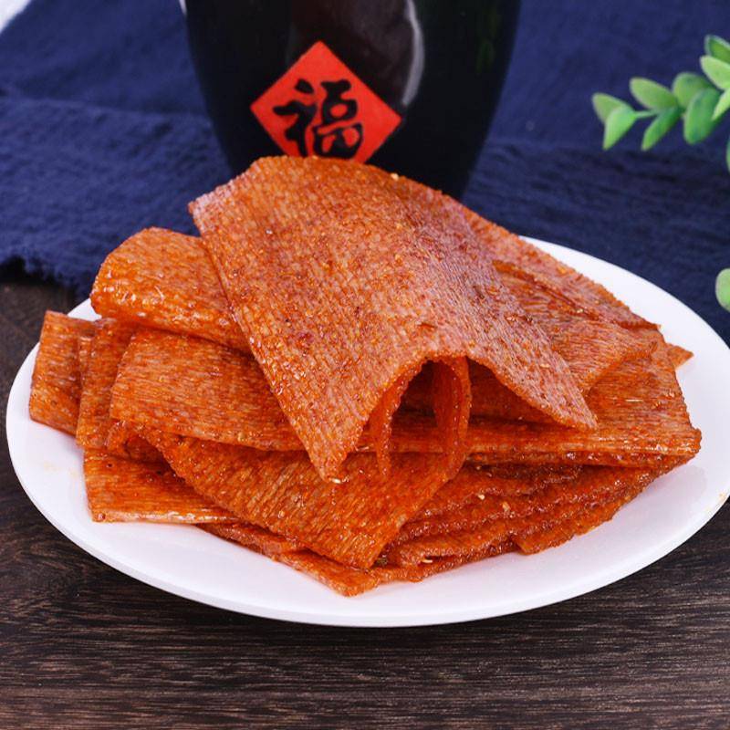 毛劲松嘴巴香80后怀旧休闲零食辣条亲嘴片辣片麻辣素食面筋大辣条