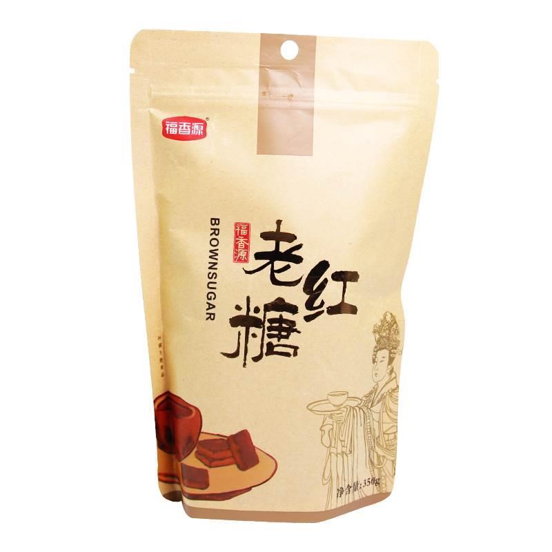 福香源老红糖350g姜汁阿胶女生经期泡水甘蔗红糖袋装厨房调味食糖