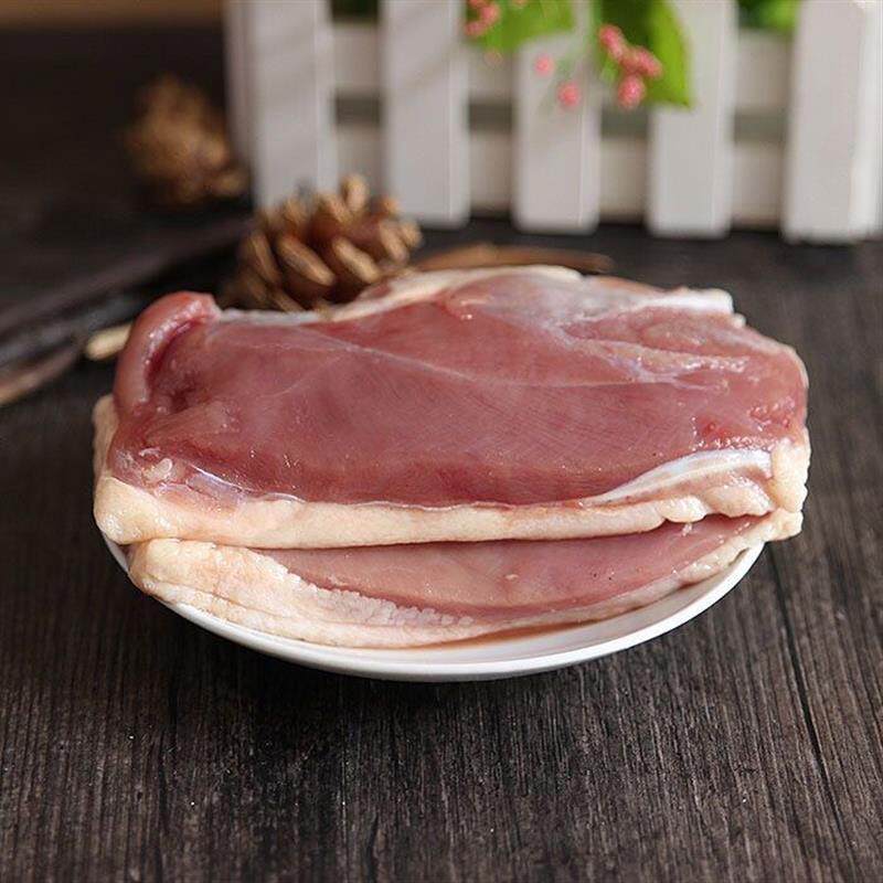 极速冷冻带皮鸭胸肉冷冻鸭